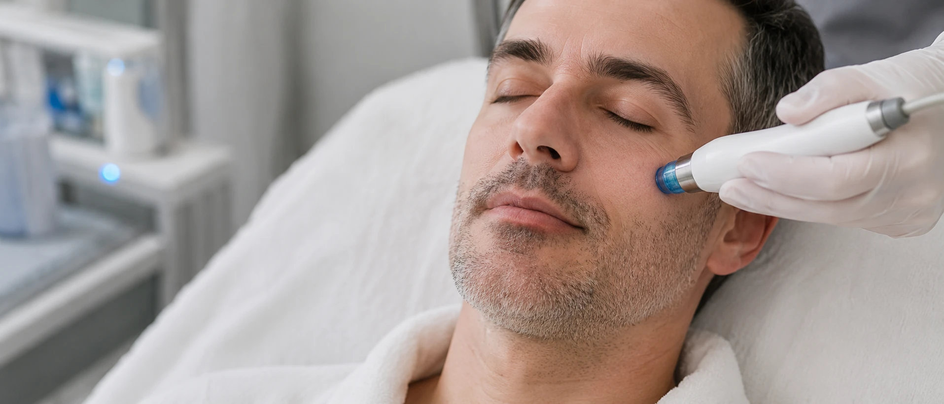 вакуумный гидропилинг для мужчин